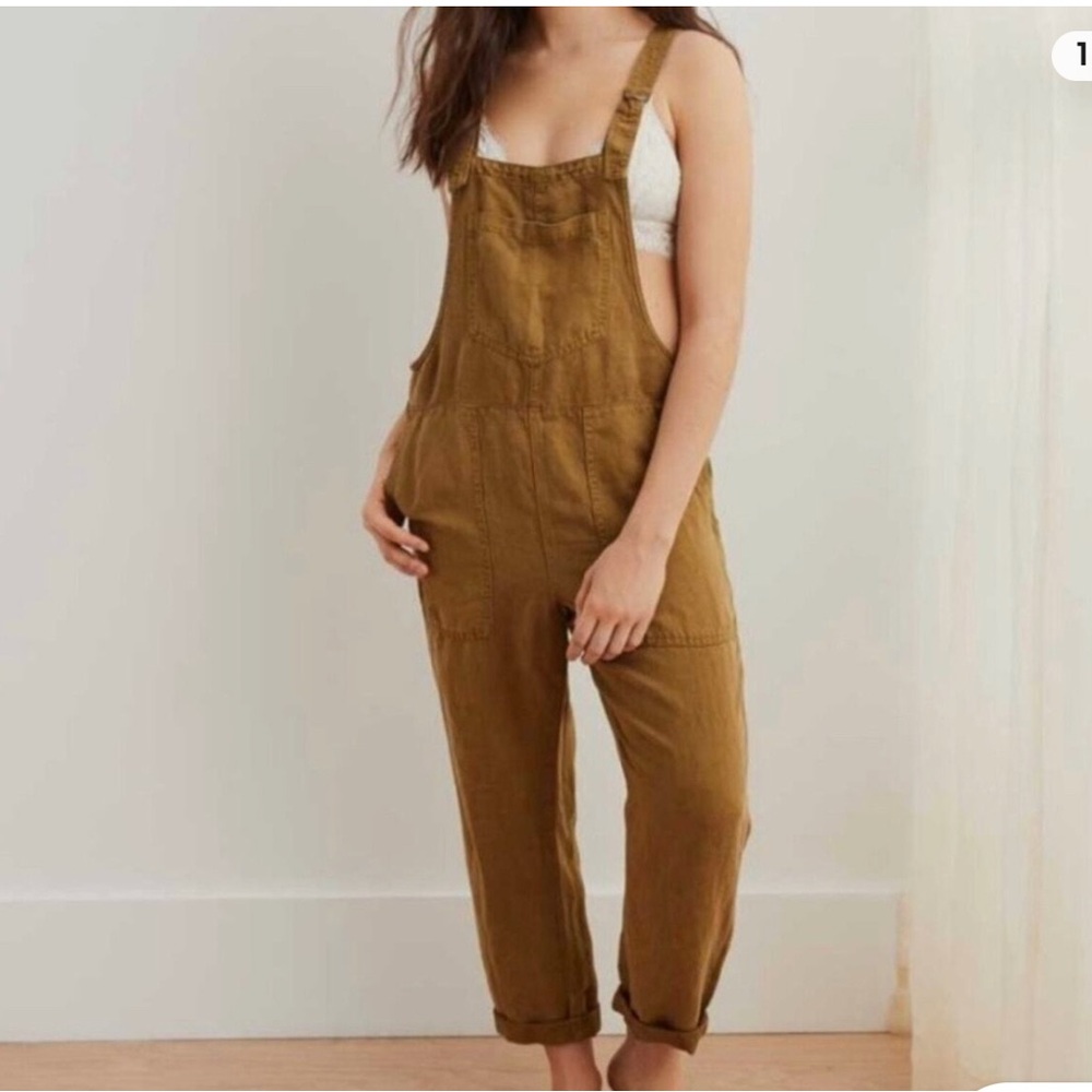 NWT, Aerie, Tweed Overalls, Large